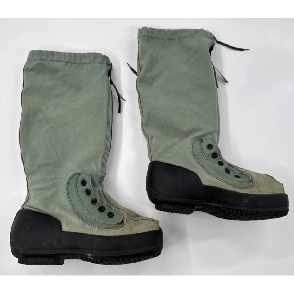 Vintage US Military N-1B Extreme Cold Weather Boots Mens MEDIUM Wool Liner